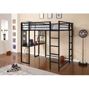 Aime+Loft+Bed+with+Bookcase