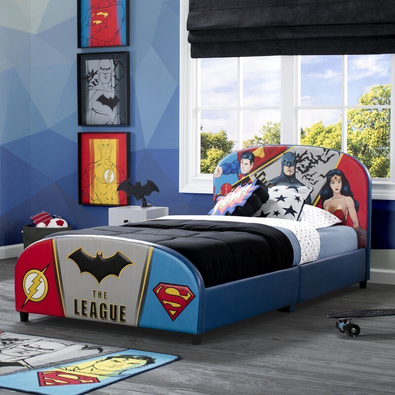 DC+Comics+Justice+League+Twin+Platform+Bed