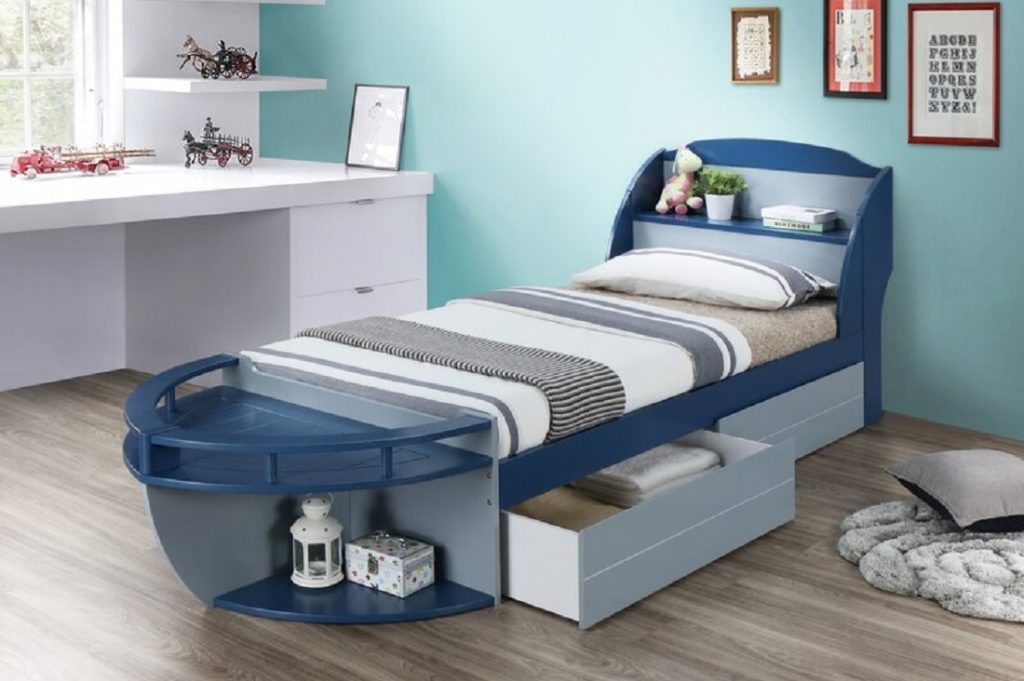 boat bed by zoomie kids