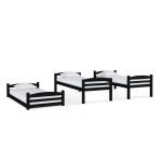 Cvyatko Twin over Twin Triple Bunk Bed splits into 3 beds