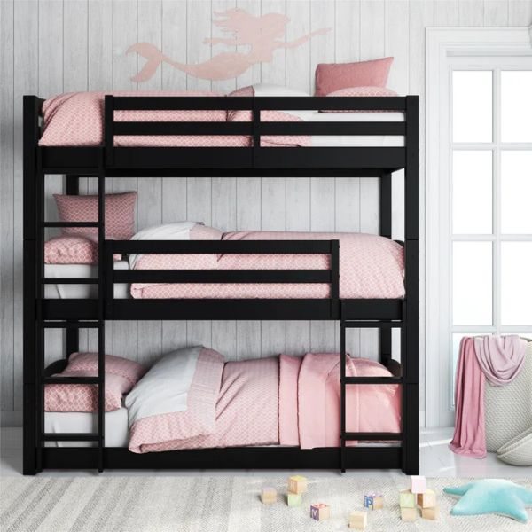 Cvyatko Twin over Twin Triple Bunk Bed