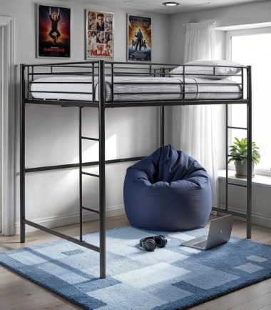 Elita Full Metal Loft Bed